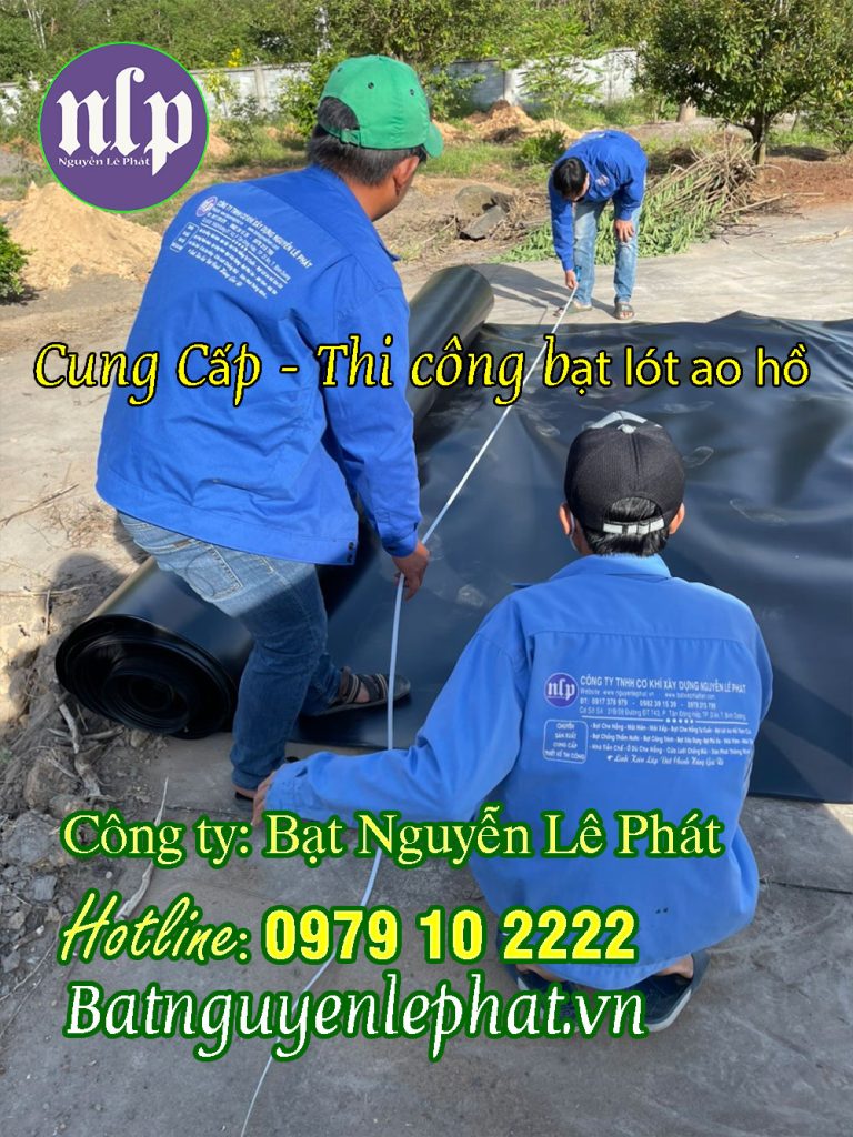Báo Giá Bạt Lót Ao Hồ Chứa Nước Nuôi Cá Tôm HDPE Vĩnh Phúc