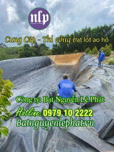 Bạt Nhựa HDPE Lót Ao Hồ Chứa Nước Nuôi Cá Tại Lâm Đồng