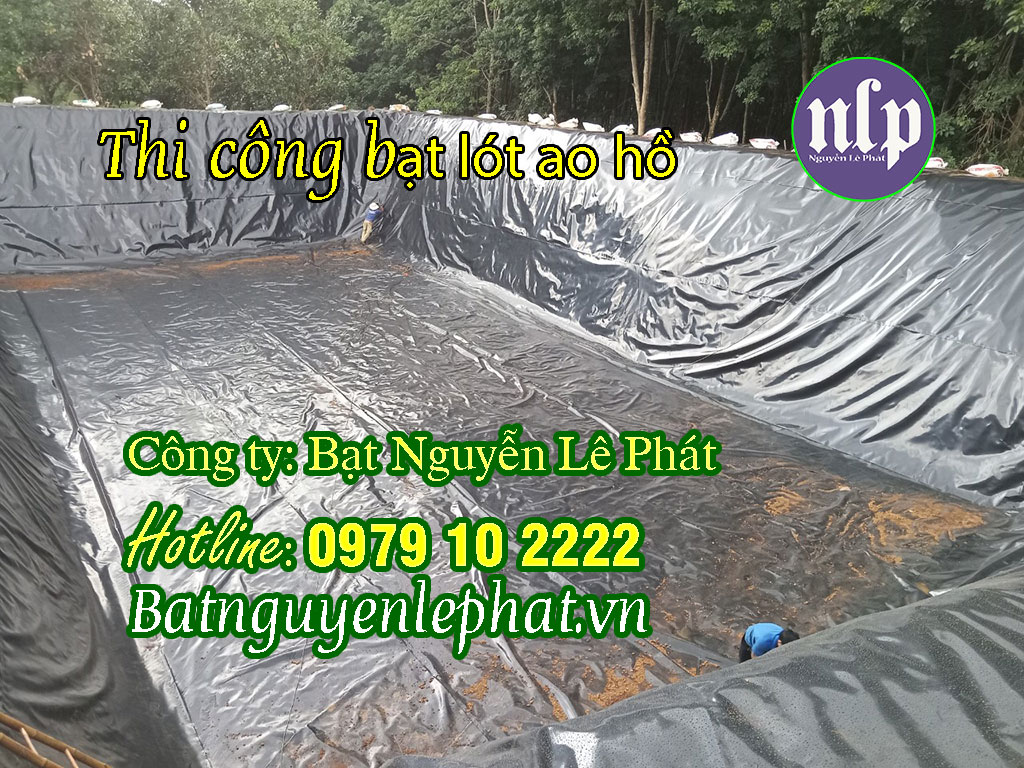 Bạt Trải Lót Bờ Ao Chứa Trữ Nước Chống Thấm, Báo Giá Trải Bạt Sạt Lở Bờ Ao