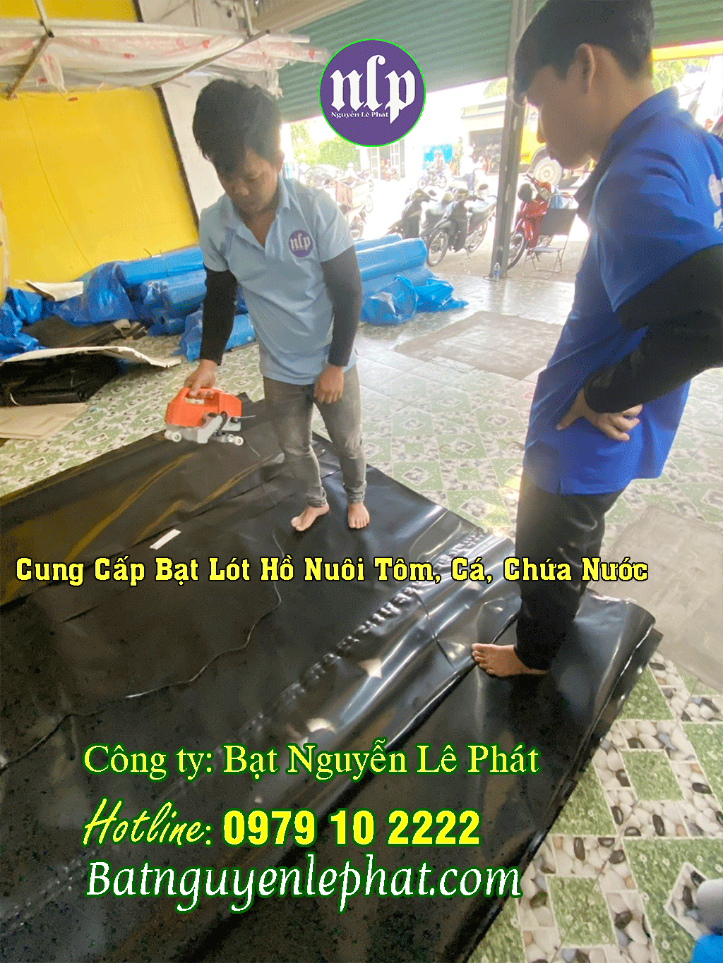 Bạt trải hồ cây số 9 đồng xoài