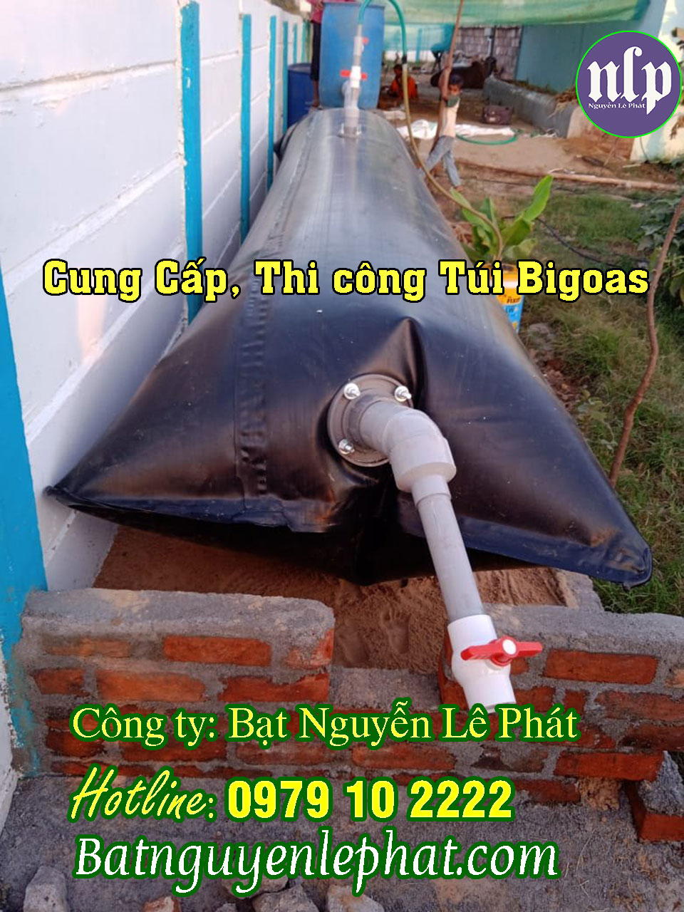 Thi Công Túi Bạt Hầm Biogas Cho Trang Trại Heo, Vịt tại Đắk Lắk