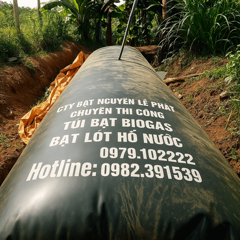 Thi Công Túi Biogas tại Nghệ An