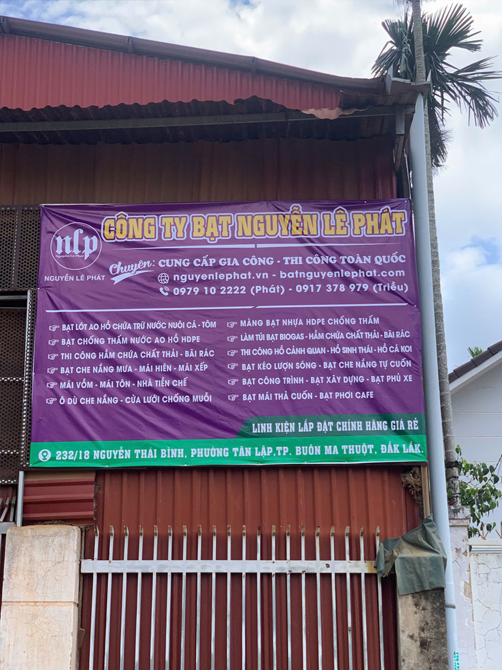 Bạt Lót Ao Hồ Chứa Nước Tưới Tân Lập Đắk Lắk 